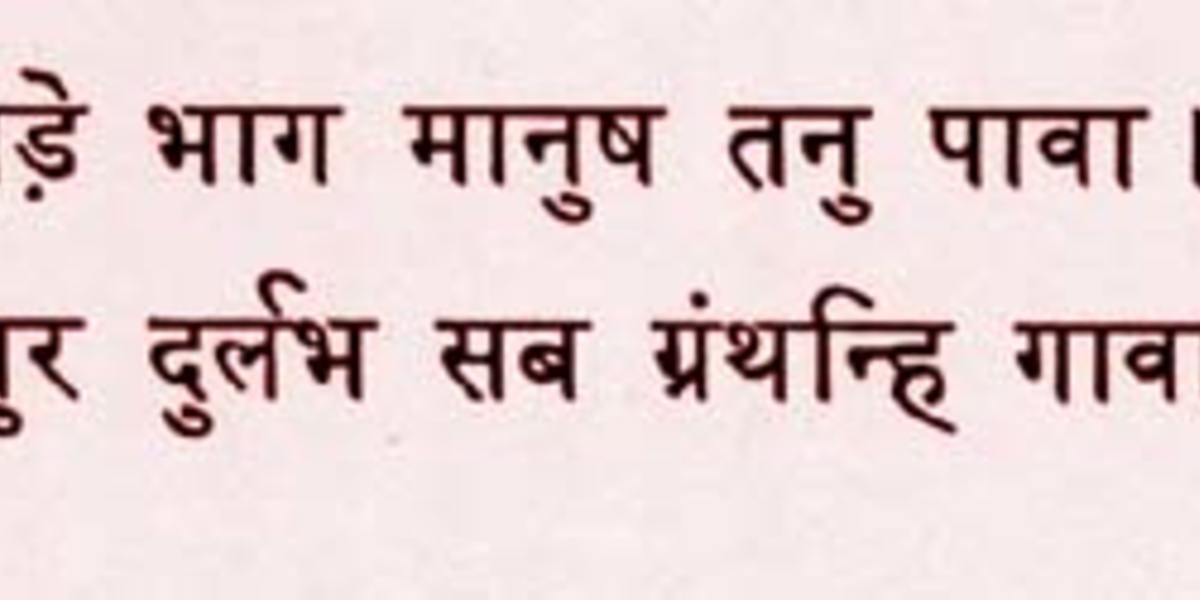 hindi script