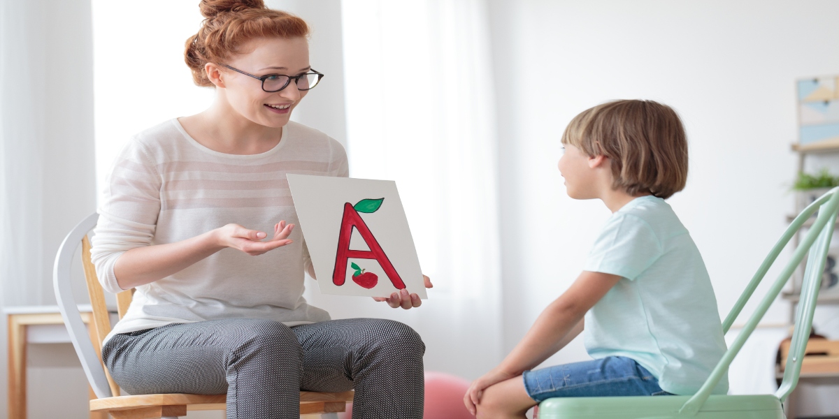 teaching child alphabet
